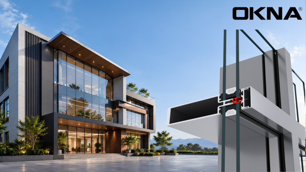 thermal break aluminium windows by Okna